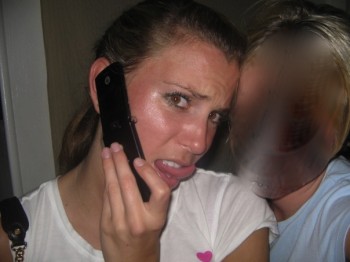 funny face razr phone
