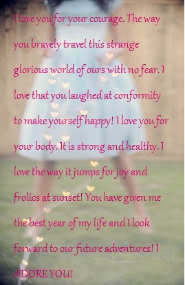 valentine to self